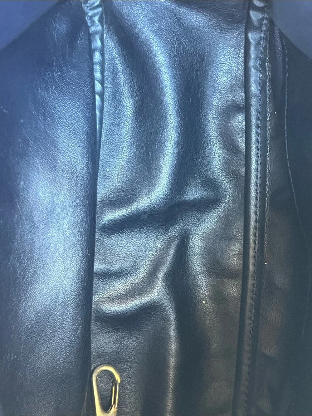 Longchamp Black Pebbled Leather Crossbody Bag